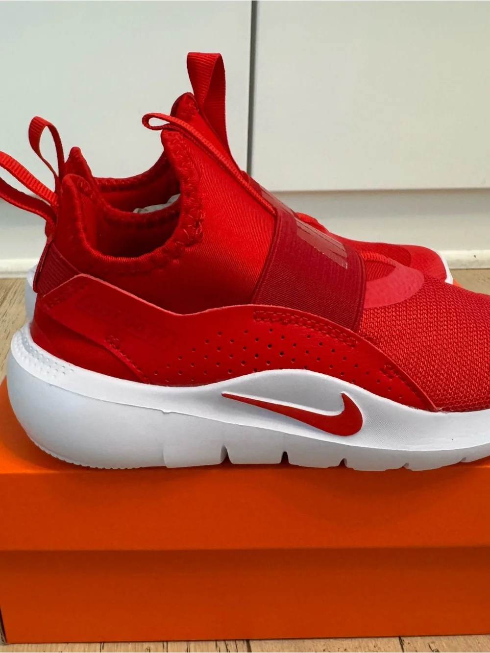 New! Nike 13.5C Flex Runner 4 Little Kid Running Shoes, Red